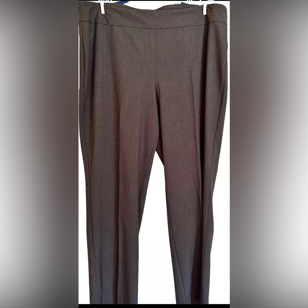 Roz & Ali Woman Size 20 WT Gray Slacks/Pants Ladies Plus